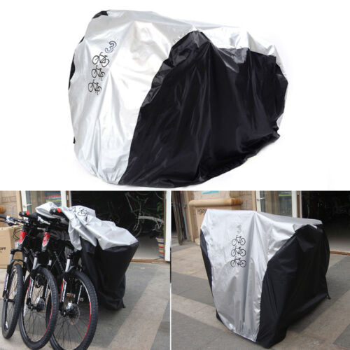 Waterproof Bicycle Cover Bike Sun/rain/snow/dust Proof Uv Protector For 3 Bikes