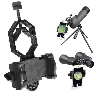 Mobile Phone Camera Adapter Telescope Spotting Scope Microscope Mount Holder US